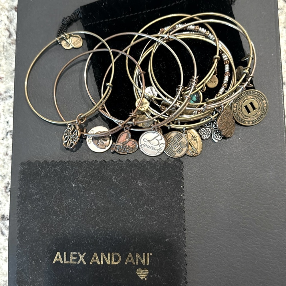 Alex and Ani bracelets (as a set)